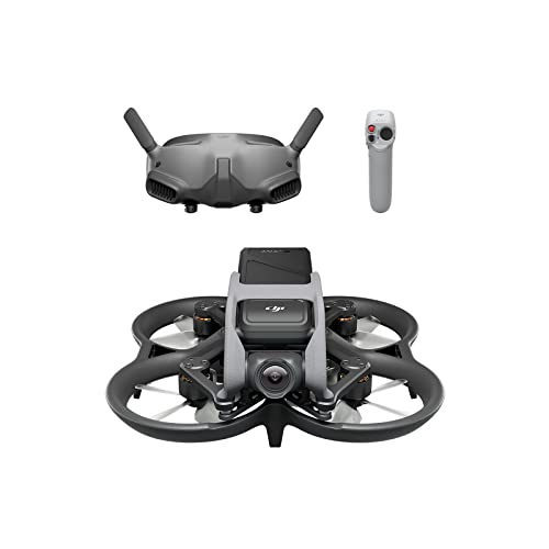 DJI Avata Pro-View Combo (DJI Goggles 2) - First-Person View Drone UAV Quadcopter with 4K Stabilized Video, Super-Wide 155° FOV, Built-in Propeller Guard, HD Low-Latency Transmission