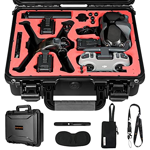 Hard Carrying Case for DJI FPV Drone, GAGITERVR Waterproof Suitcase for FPV Combo Fly More and Accessories Safe and Portable
