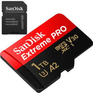 SanDisk Extreme Pro microSD 1 TB UHS-I V30 A2 memory card