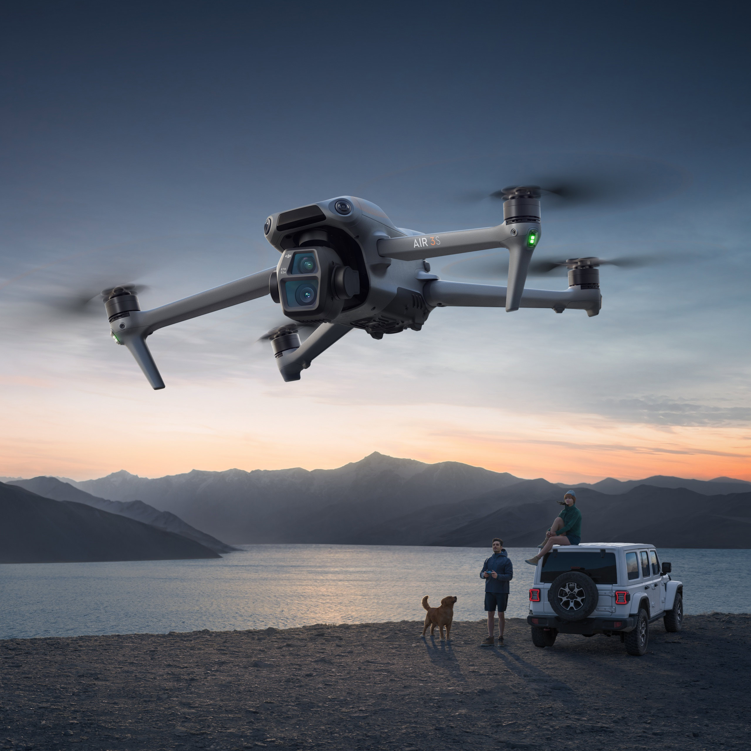 3D DJI Air 3S (DJI RC-N3)